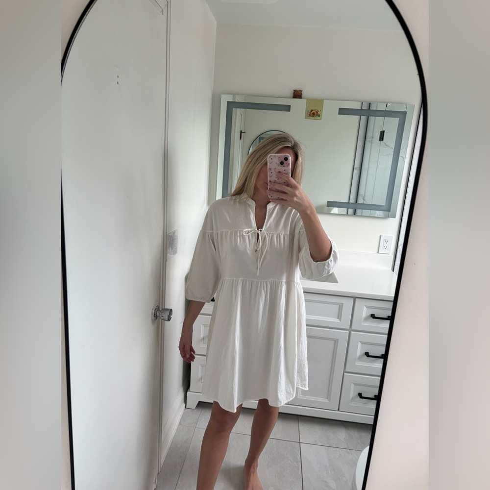 Skin Octavia Short Caftan Dress NWOT - Picture 7 of 12